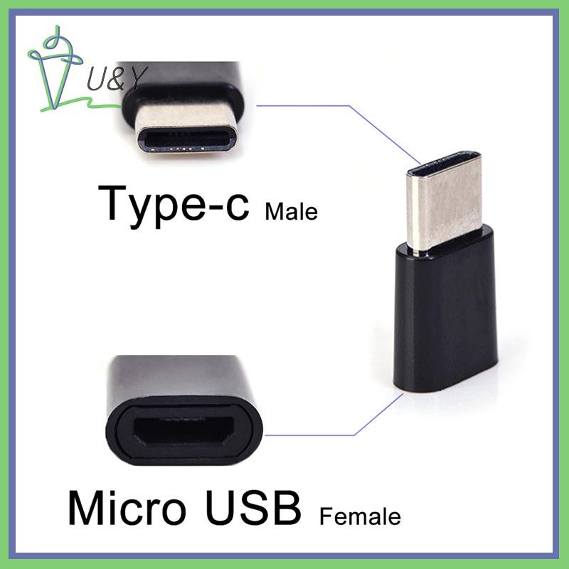 [U&Y]Đầu Chuyển Đổi Cổng Micro Usb Sang Type-C Chuyên Dụng
