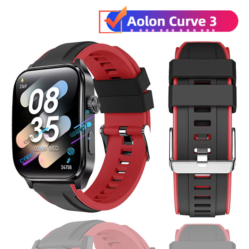 Dây đeo Aolon Curve 3 dây đeo silicon Aolon Curve 3 dây đeo đồng hồ thông minh Dây đeo thể thao