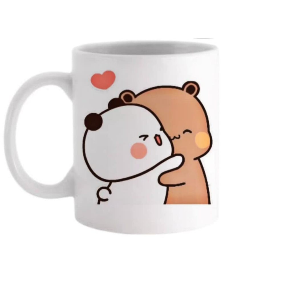 Cốc sứ in hình BUBU DUDU GOMA Peach