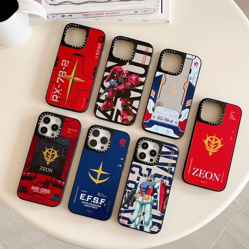 JM [GUNDAM] ốp gương casetify cho iPhone 16 Pro max 15 Pro max 16 Pro 13 Pro max 12 14Pro 13 11 12Pr