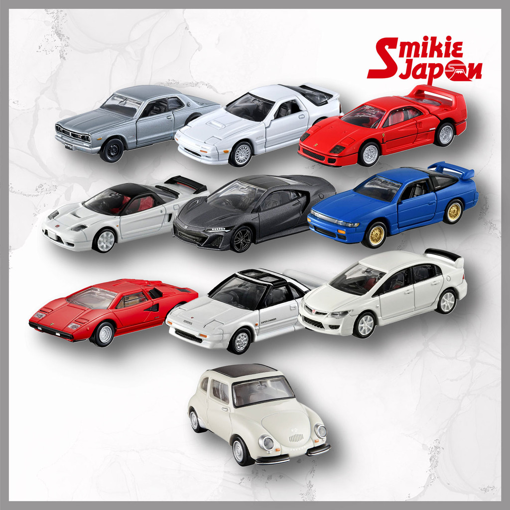 Premium Tomica Series F40 NSX Type S /Countach /GT-R /KPGC10/ Subaru 360 and More Direct from Japan
