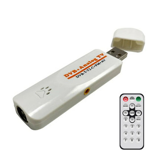 Kỹ thuật số DVB T2 PVR Analog USB TV stick Tuner Dongle PAL / NTSC / SECAM với ăng-ten Đầu thu HDTV từ xa cho DVB-T2 / DVB-C / FM / DVB / AV