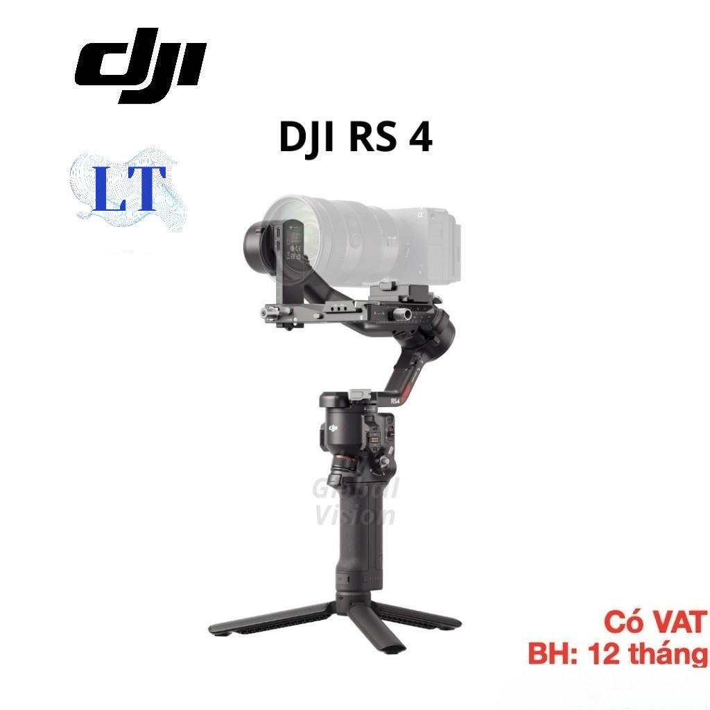 Gimbal máy ảnh DJI RS 4 chống rung cho camera DSLR và Mirrorless tải trọng đến 3kg-Hàng Chính Hãng