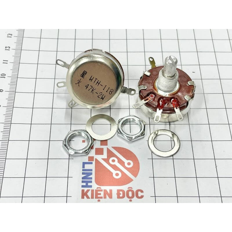 [1 Chiếc] Chiết áp đơn 47K 2W WTH118