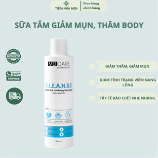 [CHÍNH HÃNG] Sữa Tắm Giảm Mụn & Tẩy Tế Bào Chết AHAs & BHA MD CARE Exfoliating Body Wash 200ml
