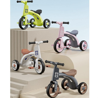 Xe đạp 3 bánh cho bé SPORT 3 in 1 - Xe thăng bằng -Xe chòi chân cho bé cao cấp Toyskingdom