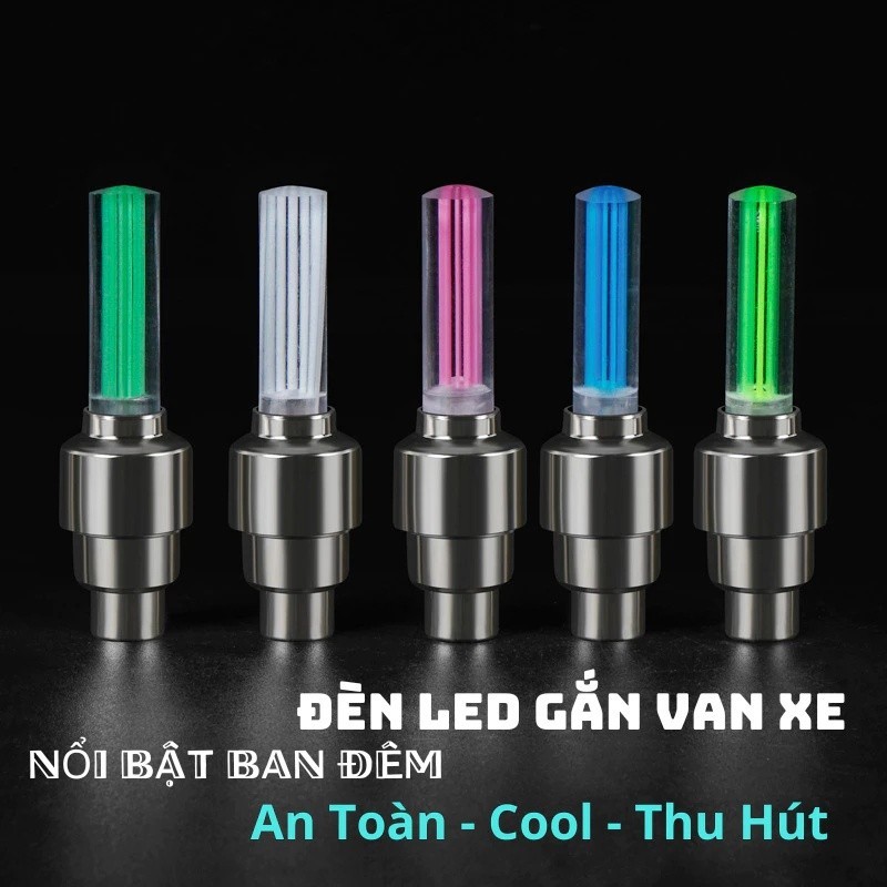 MotoPlex Đèn Gắn Van Xe Đạp Đèn LED Neon Gắn Bánh Xe Đạp Xe Máy Đèn Trang Trí Xe Đạp Điện Nhiều Màu