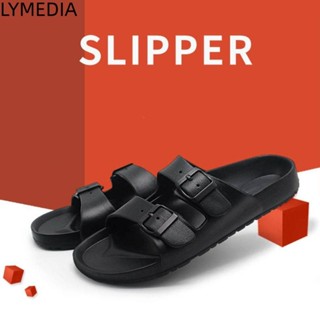 Dép nữ LYMEDIA, Dép bệt thoải mái EVA, chống trượt có khóa đôi có thể điều chỉnh Dép hở ngón mềm