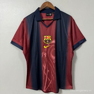 2025 Barcelona XTRAVIS SCOTT hợp tác áo bóng đá retro tay ngắn