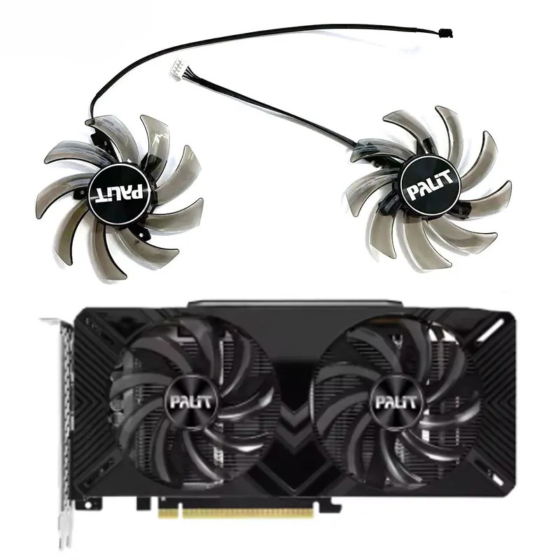 85mm GA91S2U 4Pin GTX 1660 1660 1660Ti RTX2060 GTX1660 Quạt Card Đồ Họa Cho PNY Palit RTX 2060 SUPER