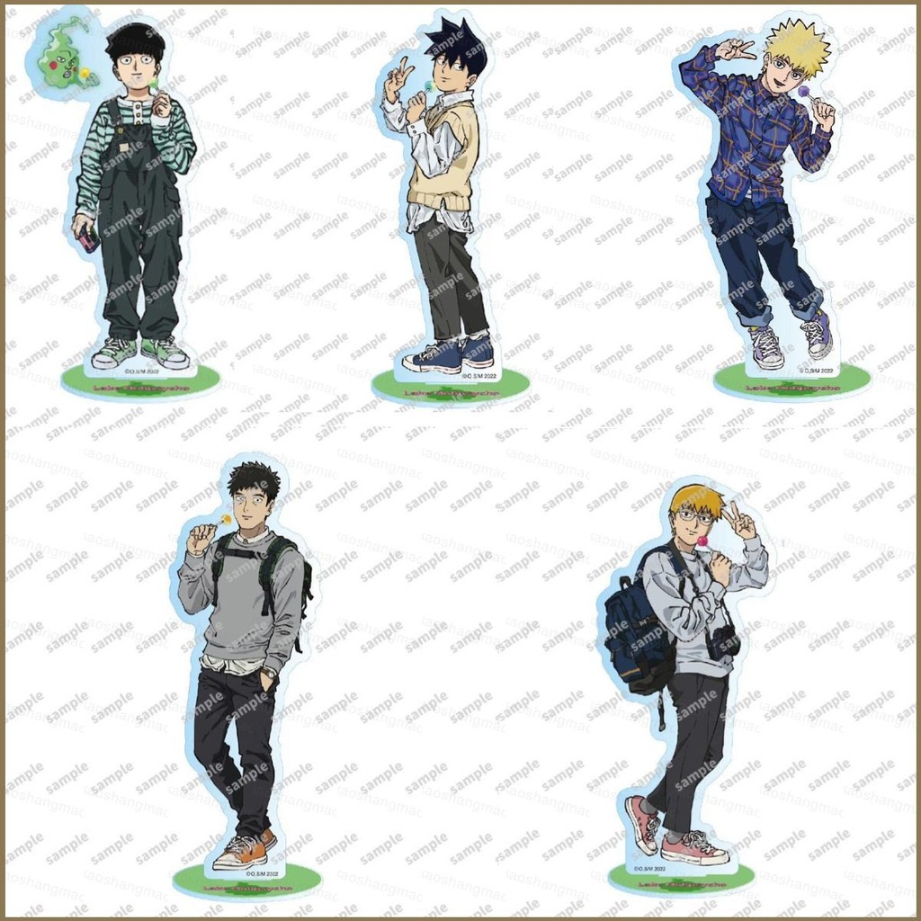 HK1 Mob Psycho 100 Hình Anime Đồ Chơi Mô Hình Đĩa Giá Đỡ Kageyama Shigeo Trang Trí Nhà Bộ Sưu Tập Vậ