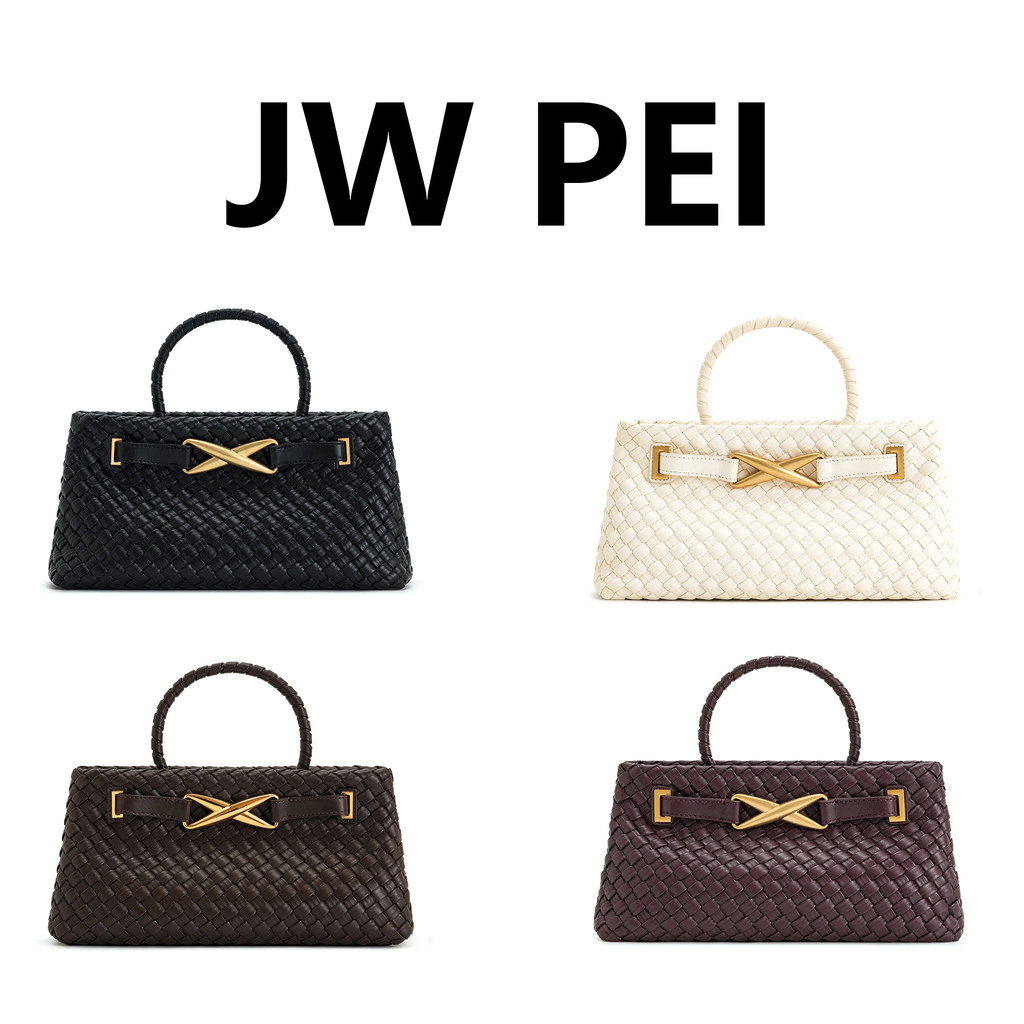 Túi dệt Jwpei cora Thời trang phù hợp với sức chứa lớn đi lại Túi xách đeo vai Messenger