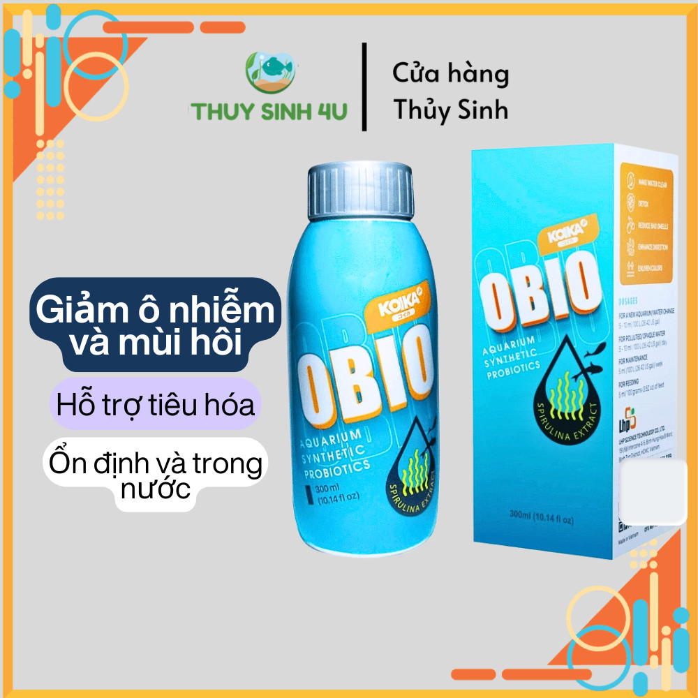 Vi sinh Obio Koika - sản phẩm vi sinh cao cấp cho bể cá