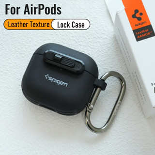 Ốp điện thoại tối giản chống sốc mềm chống rơi Hàn Quốc cho AirPods 4 ANC Kẹp khóa an toàn TPU màu đen Vỏ tai nghe bảo vệ AirPod 1 / 2 / 3 / Pro Pro2