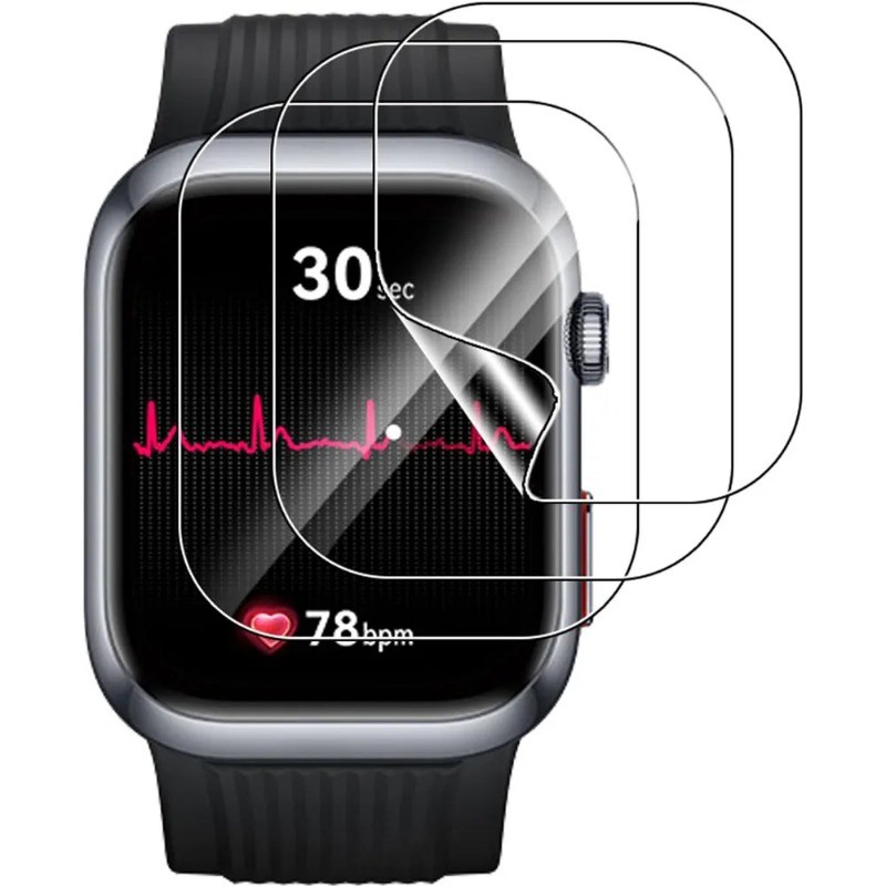 IQOOWatch Watch5 WatchGT 3 Cái 1000D HD Phim Hydrogel Mềm Trong Suốt Cho iQOO Watch 5 GT Chống Trầy 