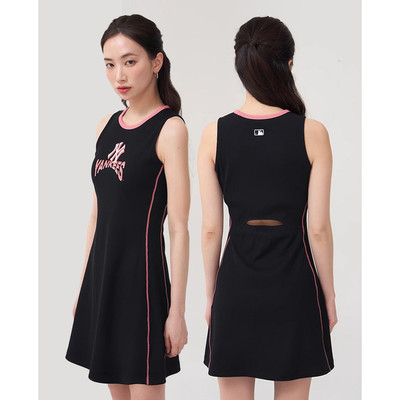 MLB - Đầm sát nách mini cổ tròn Athleisure_3FOPA0153-50BKS