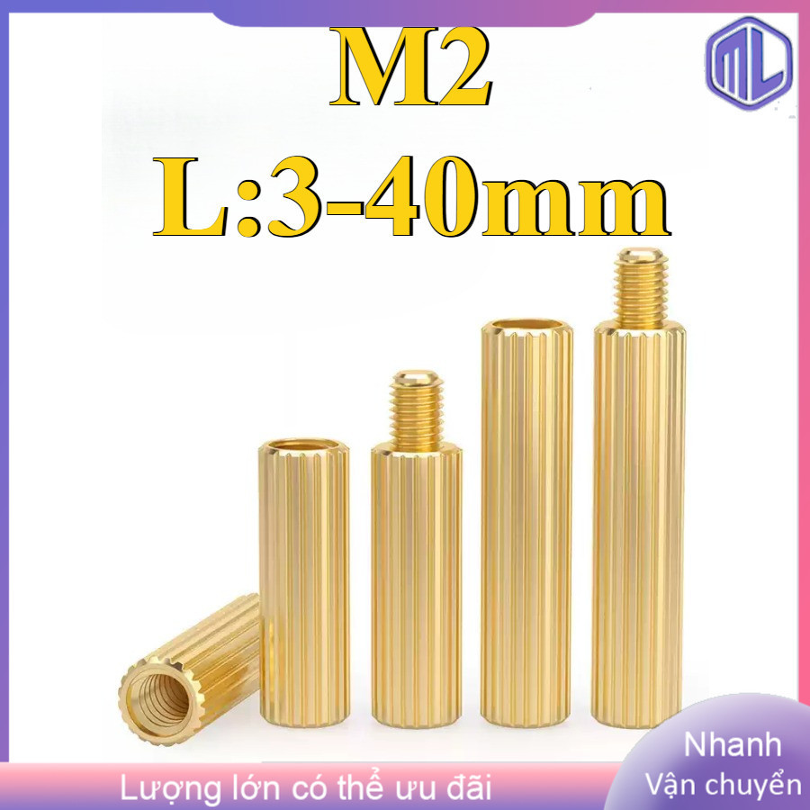 Trụ Đồng M2 chân đồng M2 Đực Cái, Cái Cái,Cọc đồng M2 đỡ, mạch điện PCB M2 Ốc Đồng các loại Cọc vít 