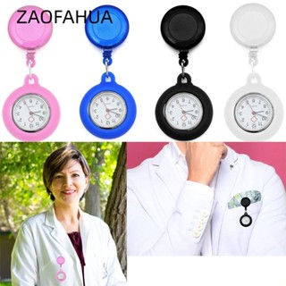 ZAOFAHUA Đồng hồ y tá có thể thu vào Bác sĩ / Y tá Trâm cài kẹp bác sĩ treo y tế