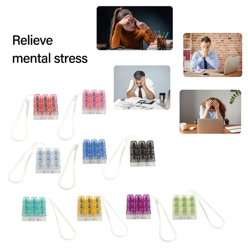 Kiss 9 phím Led Bàn phím cơ Công tắc kiểm tra 9 phím Phím Clicky Móc khóa silicon