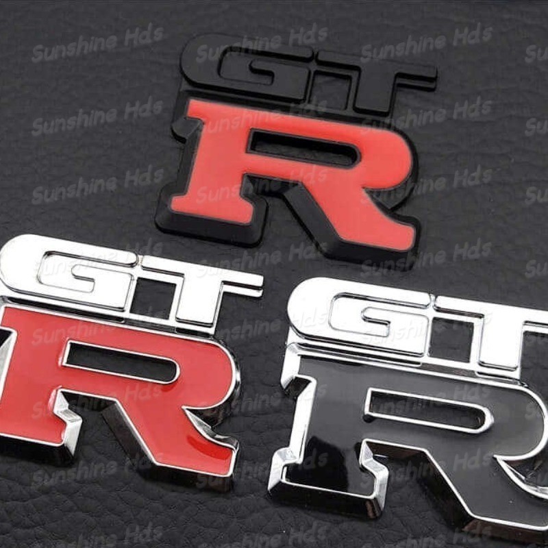 1 Cái 3D Kim Loại GTR Logo NISSAN GTR biểu tượng GTR 150 biểu tượng cho NISSAN GTR