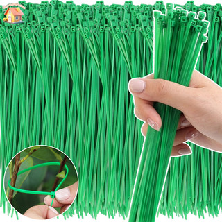 50 / 100 Cái Dây buộc cáp Nylon hạng nặng màu xanh lá cây / Dây buộc cáp Nylon Dây buộc tự khóa có thể điều chỉnh