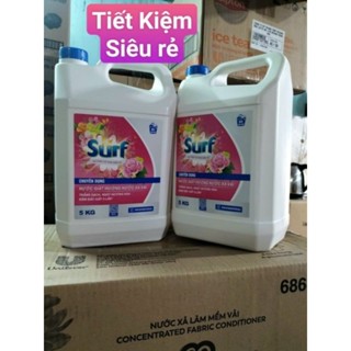  Nước giặt Surf hương nước xả vải can 5kg đậm đặc gấp 3 lần 