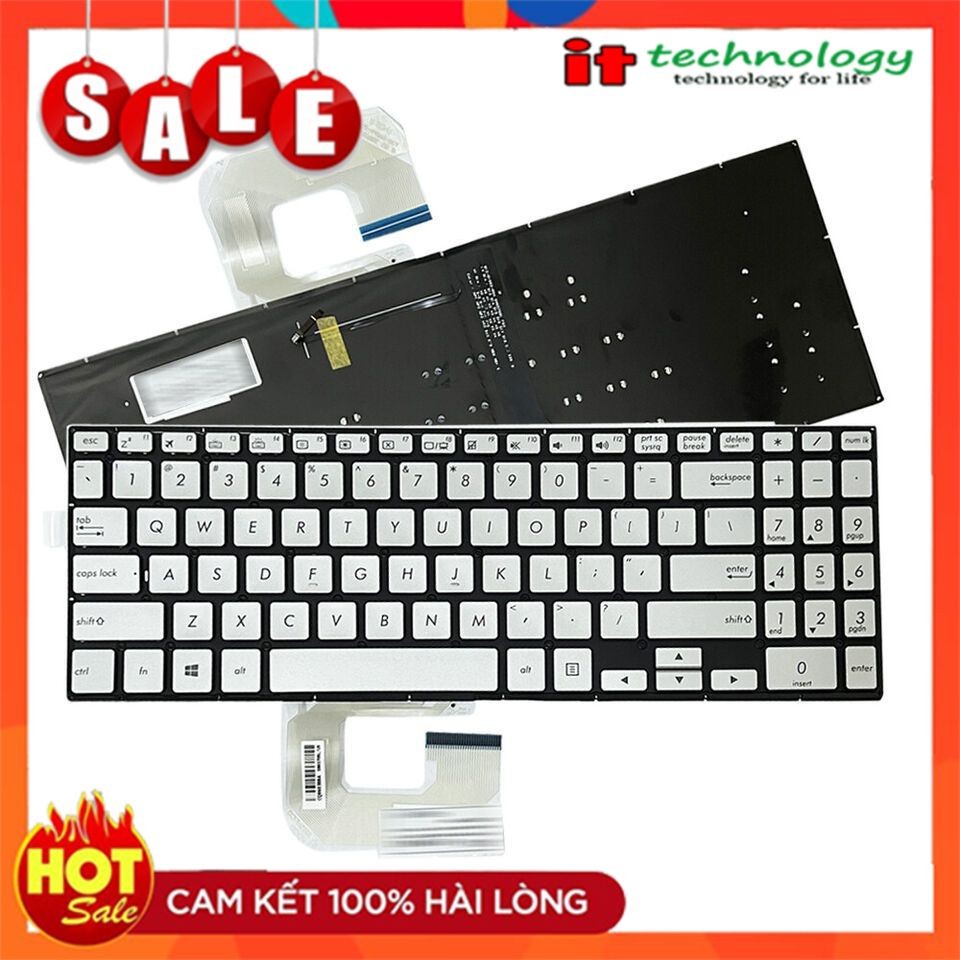 Bàn Phím Laptop Asus Q505UA Q505 Q505UAR Q525 Q525UAR UX561 UX561UAR Q525UA UX561UA UX561UN Q505UA