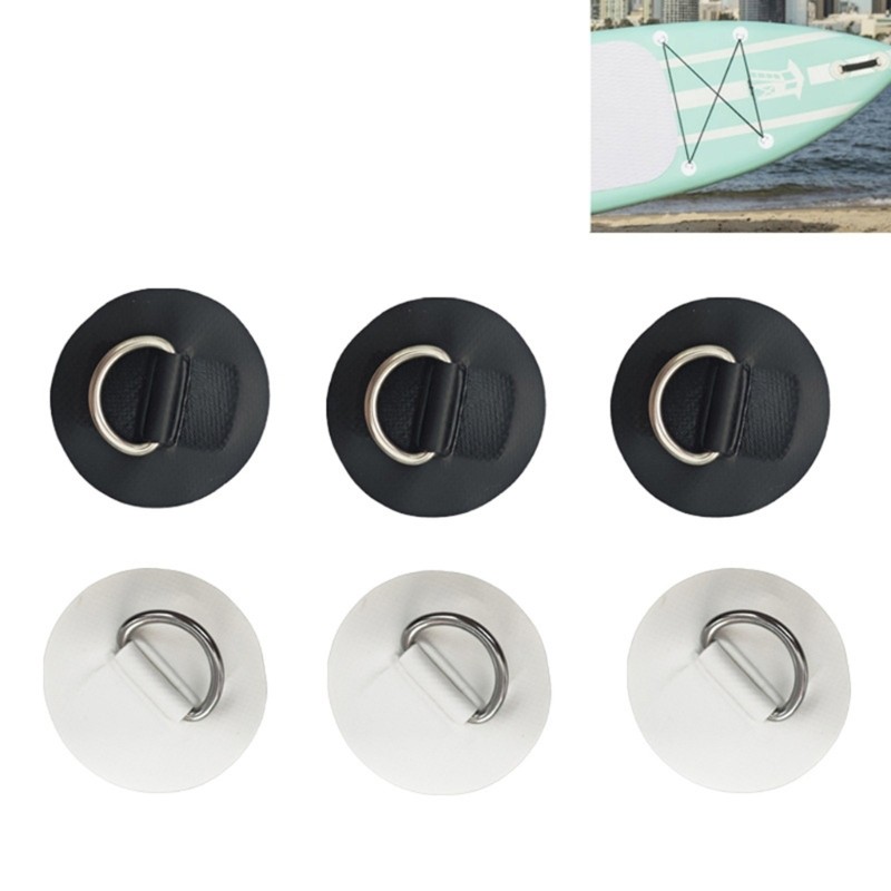 Trái D Nhẫn PVC Miếng Dán Ván Lướt Sóng Dinghy Thuyền PVC Miếng Dán Sàn Giàn Khoan Dây Nhẫn Khóa Cho