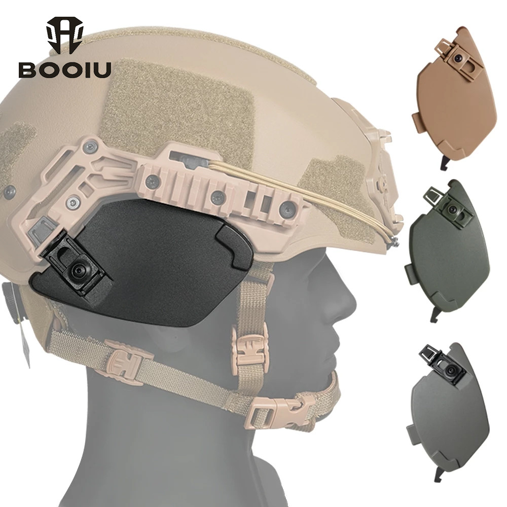 BOOIU Chiến Thuật Airsoft Ear Protection Cover Earmuffs Cho Wendy Ex Mũ Bảo Hiểm 3.0 Hướng Dẫn Đường
