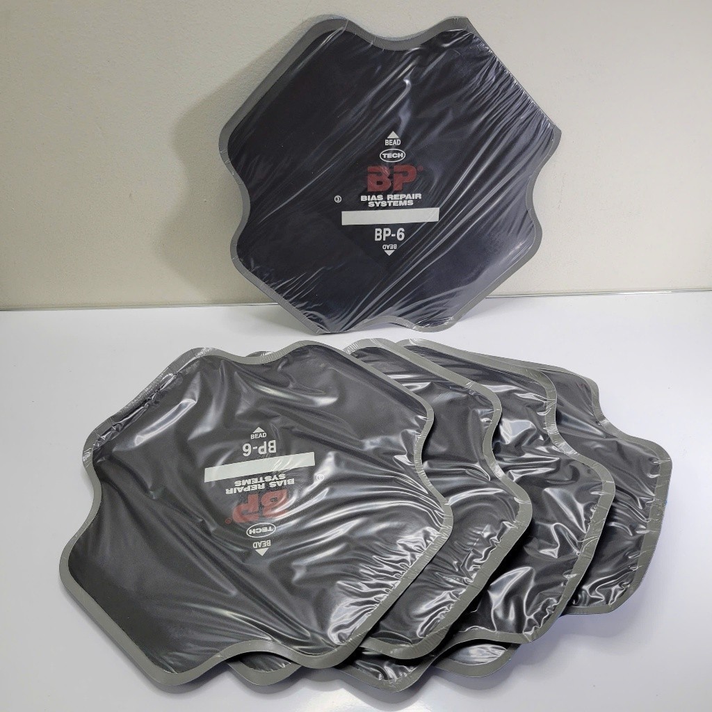 Hộp 5 Miếng Vá Lốp TECH BP6 – 240mm, Có Bố Trong, Nhập Khẩu Chính Hãng