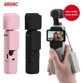 Ốp Silicon BRDRC Cho DJI Osmo Pocket 3 Tay Cầm Máy Ảnh Gimbal Cầm Tay Vỏ Chống Trầy Xước Vỏ Bảo Vệ Mềm Nắp Ống Kính Vỏ Chống Va Đập Cho Túi 3 Phụ Kiện
