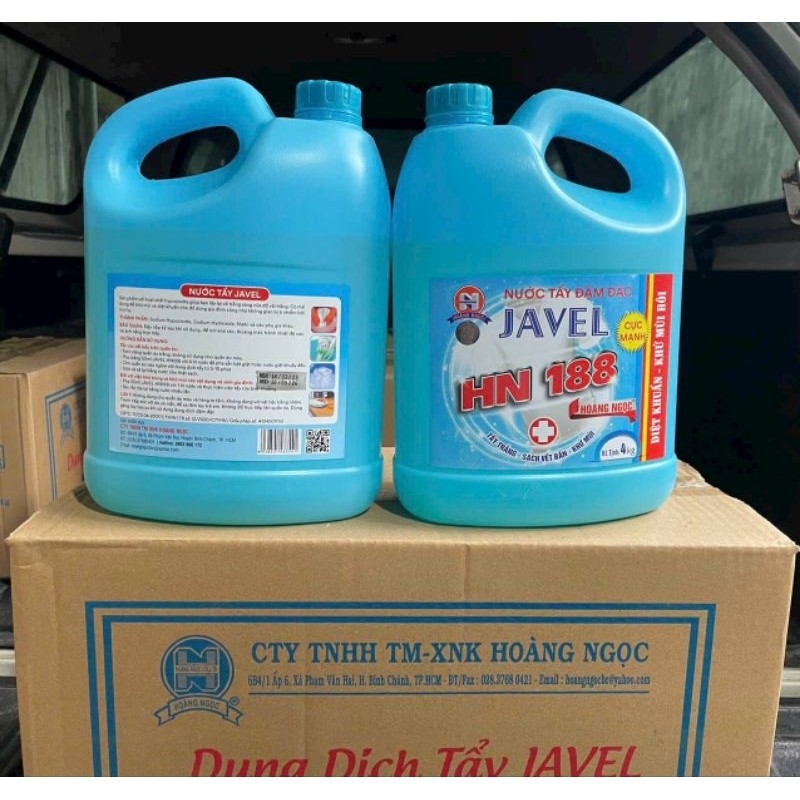 Nước tẩy trắng javen CLEAN 4 lít