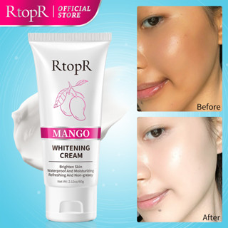  Kem Dưỡng RtopR Che Khuyết Điểm Dưỡng Ẩm Chống Thấm Nước Làm Trắng Da Tự Nhiên Nâng Tông Da Có Hiệu Quả Cao Cấp dưỡng trắng da mặt Mango Whitening Cream 60g  