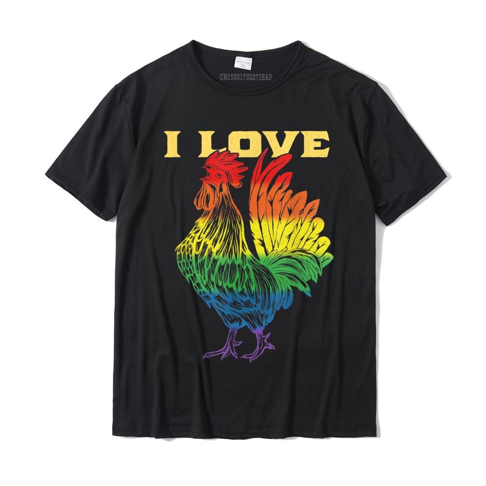 [Sẵn sàng giao hàng] Áo thun Cotton in hình bán chạy mới với LGBT Gay Pride I Love Cock Rooster Cami