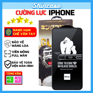 Kính Cường Lực iPhone KK Full Màn Cao Cấp Trong - Cho iP 6/6s/7/8/Plus/X/XS/XR/11/12/13/14/15/16/17/Pro/Max/Mini/Air