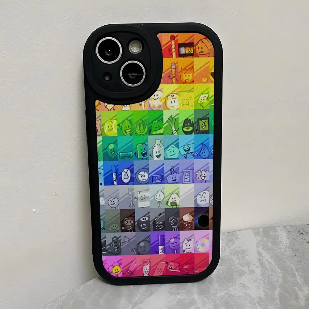 Ốp điện thoại DY-2 Bfdi Poster Battle For Dream Island cho iPhone 15 Pro Max 14 Pro 11 16 13 12 Mini