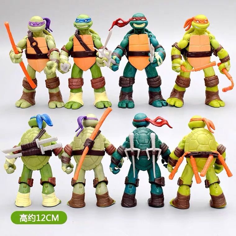 Khớp Di Chuyển Ninja Rùa Hình, Ninja Rùa Vũ Khí Mô Hình Đồ Chơi Trẻ Em anime Búp Bê Người Lớn Trang 