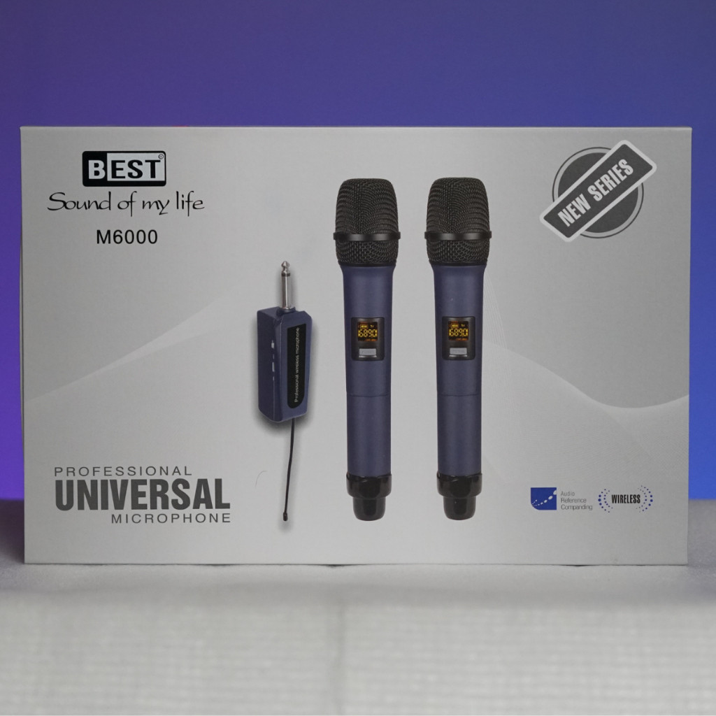 Bộ Micro Không Dây Đa Năng Best M6000 CHÍNH HÃNG