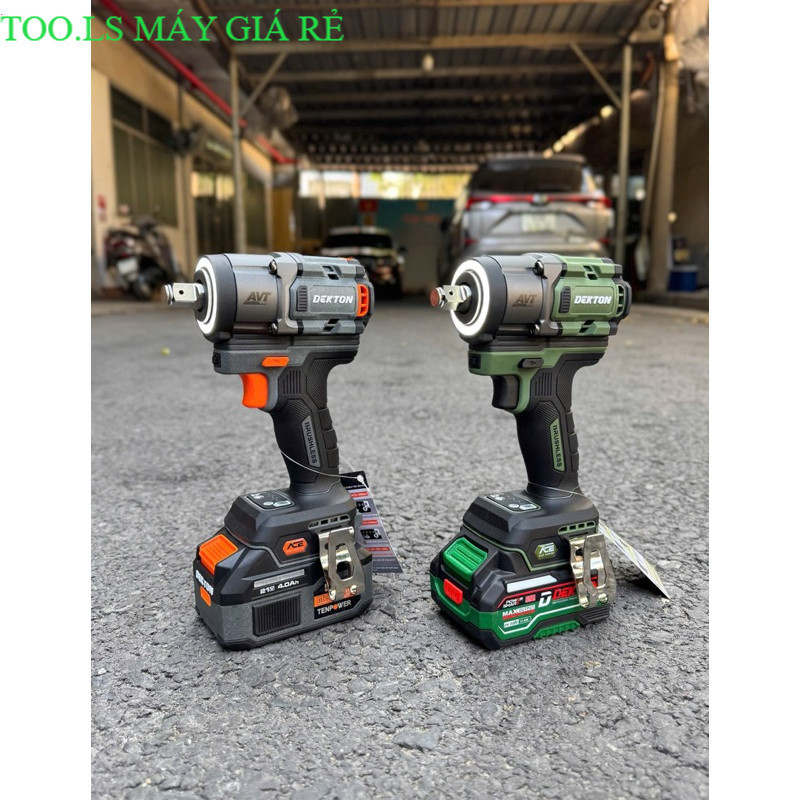 Máy siết bulong Dekton thế hệ GEN 4 680N.m - M21-IW680Promax/Lực siết 680N.m/Chân  phổ thông TOOLS G