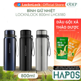  Bình giữ nhiệt LocknLock LHC6180 800ml Chính hãng có lưới lọc trà giữ nóng lạnh vượt trội - HAPOS MALL OFFICIAL 