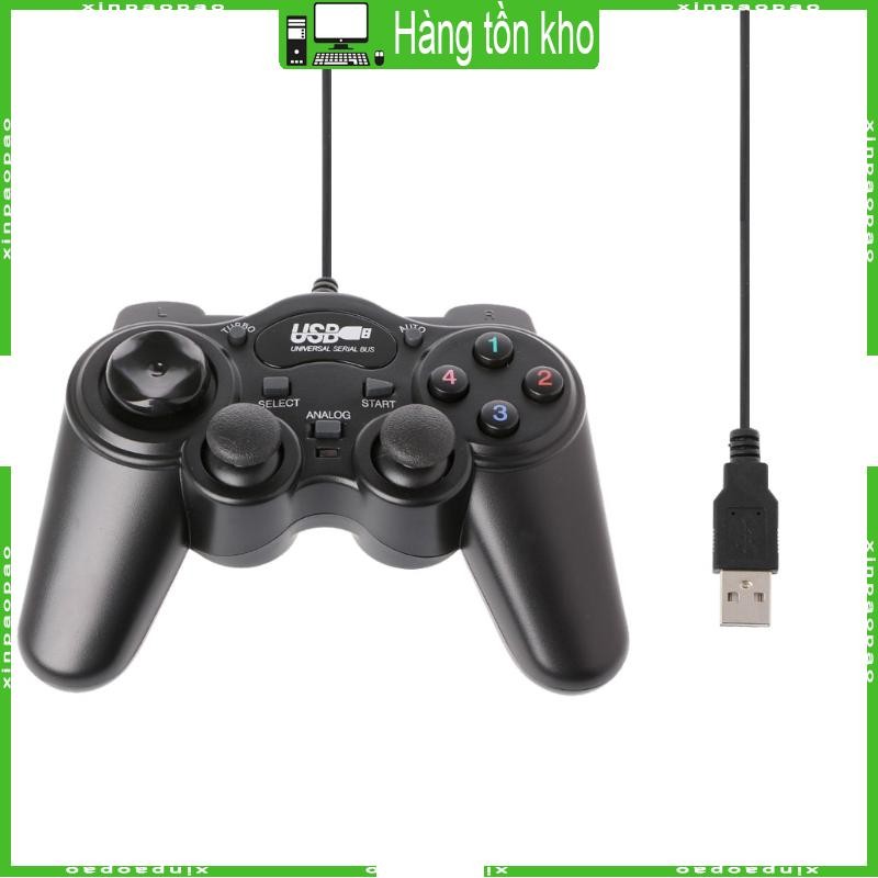 USB 2.0 Gamepad Gaming Joystick Wired Game Controller For PC Computer Laptop