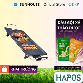 Bếp nướng điện không khói Sunhouse SHD4607 1500W , Kích thước 47x23cm - HAPOS HSA