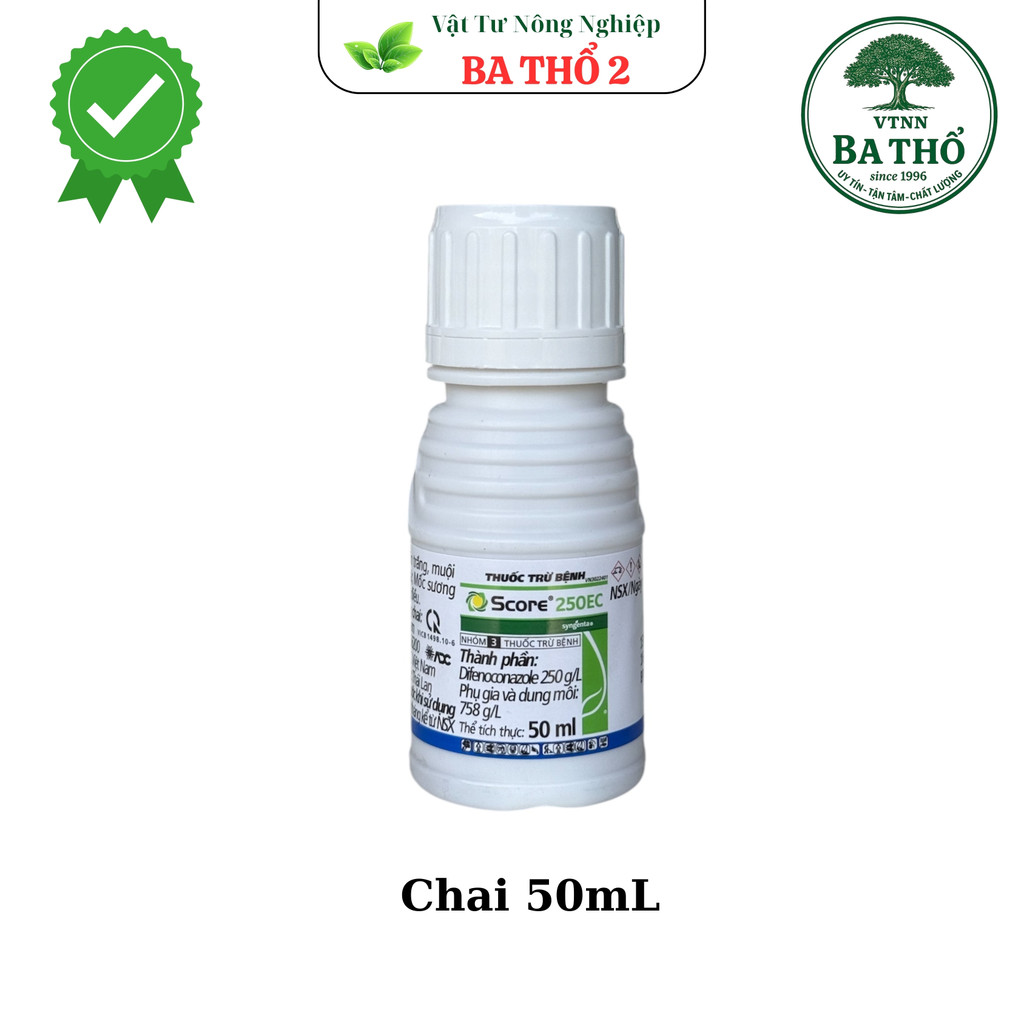 Thuốc Trừ Bệnh Cao Cấp Score 250EC - Chính Hãng Syngenta 50ml (chai)