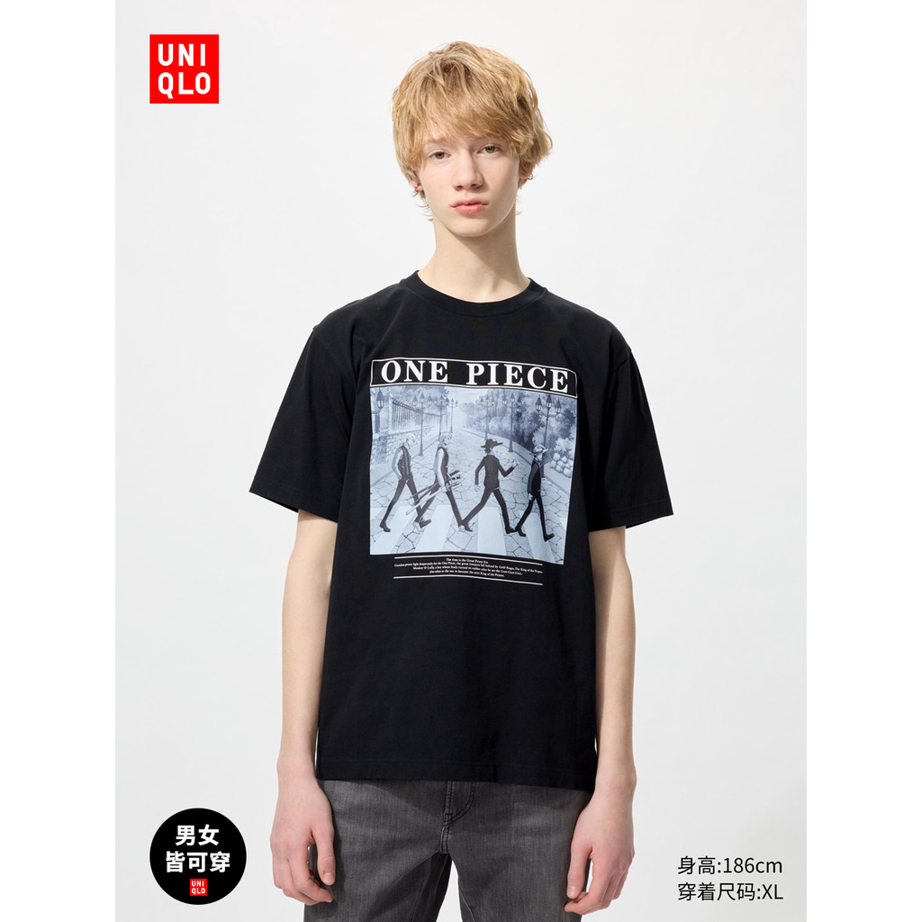 Quần áo nam nữ Uniqlo Cặp đôi UT ONE PIECE ARCHIVE Áo thun ngắn tay in hình480694