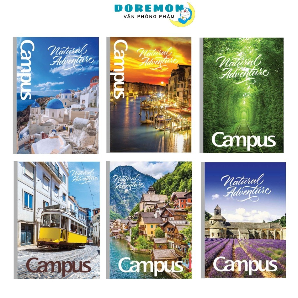 Vở kẻ ngang Campus 80 trang,120 trang,200 trang,vở ghi chép - Leafy Moment