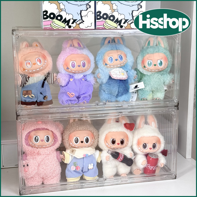 Hộp trưng bày Labubu, tủ mô hình Coca-Cola, v1 v2 v3, hộp búp bê Labubu