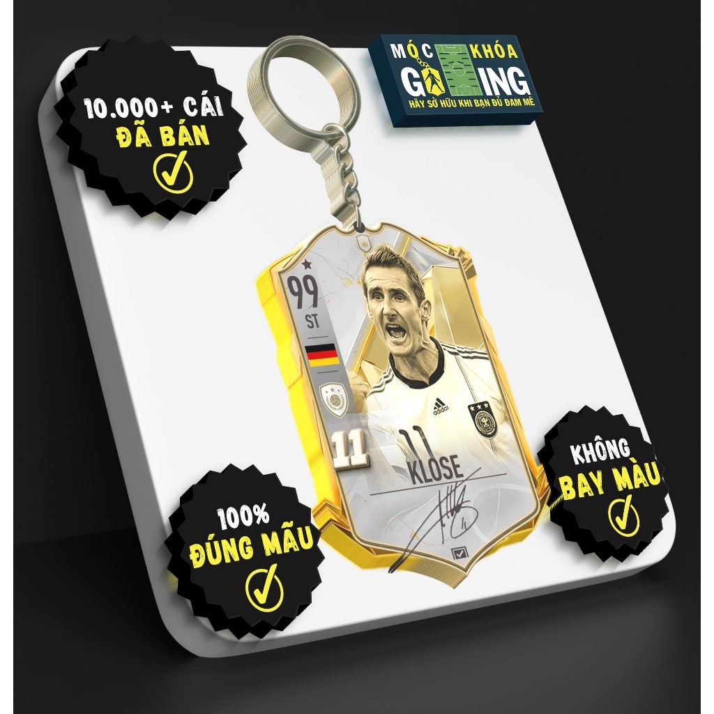 Móc Khóa Miroslav Klose - Móc Khoá GAMING