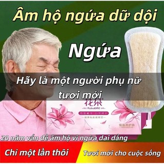 Miếng dán thảo dược Flower Băng vệ sinh cotton nguyên chất có thuốc bắc Thoáng khí và kháng khuẩn