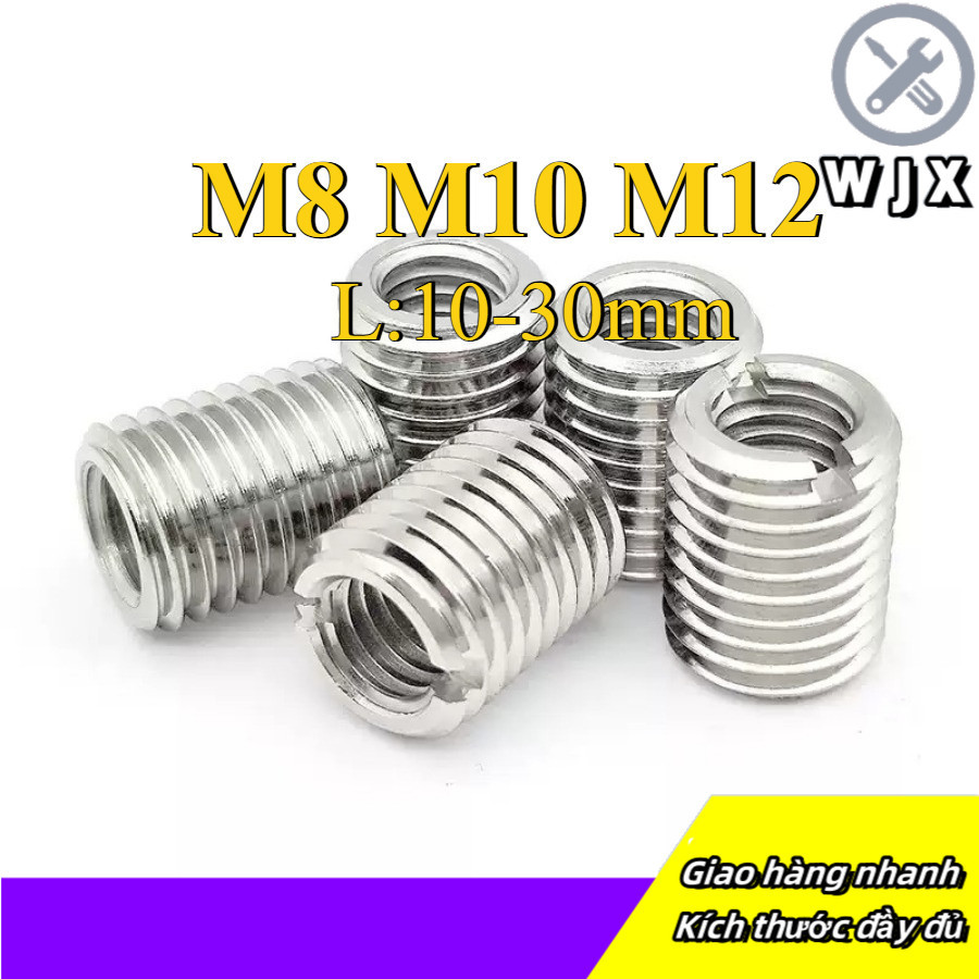 Ren cấy ốc ，Quy lô cấy chân ren các loại inox 304，nối ren trong ren ngoài M8 / M10 / M12 (WJX-RM-VN-