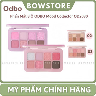 Bảng Phấn Mắt Và Má Hồng ODBO Mood Collector OD2030 Và Eye Blush Crush ODS04 Nhiều Tông Màu Dễ Dùng